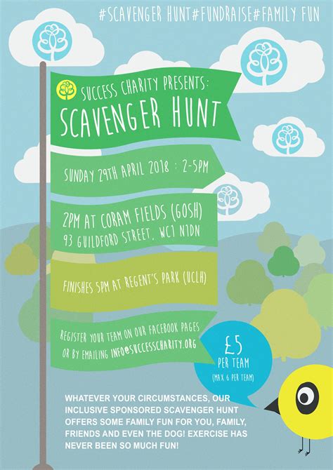 How to organise a charity scavenger hunt .
